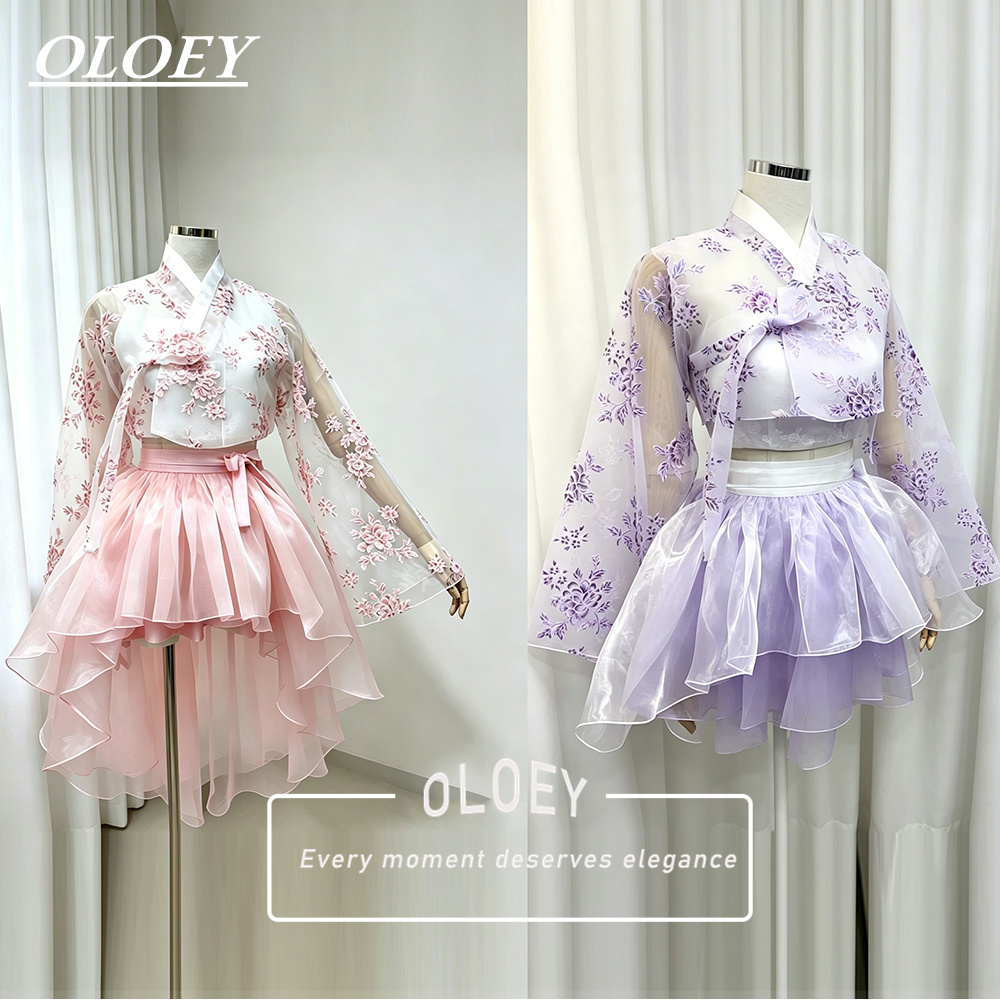 Modern Korean Lifestyle - OLOEY Modern Floral Print Short Concert