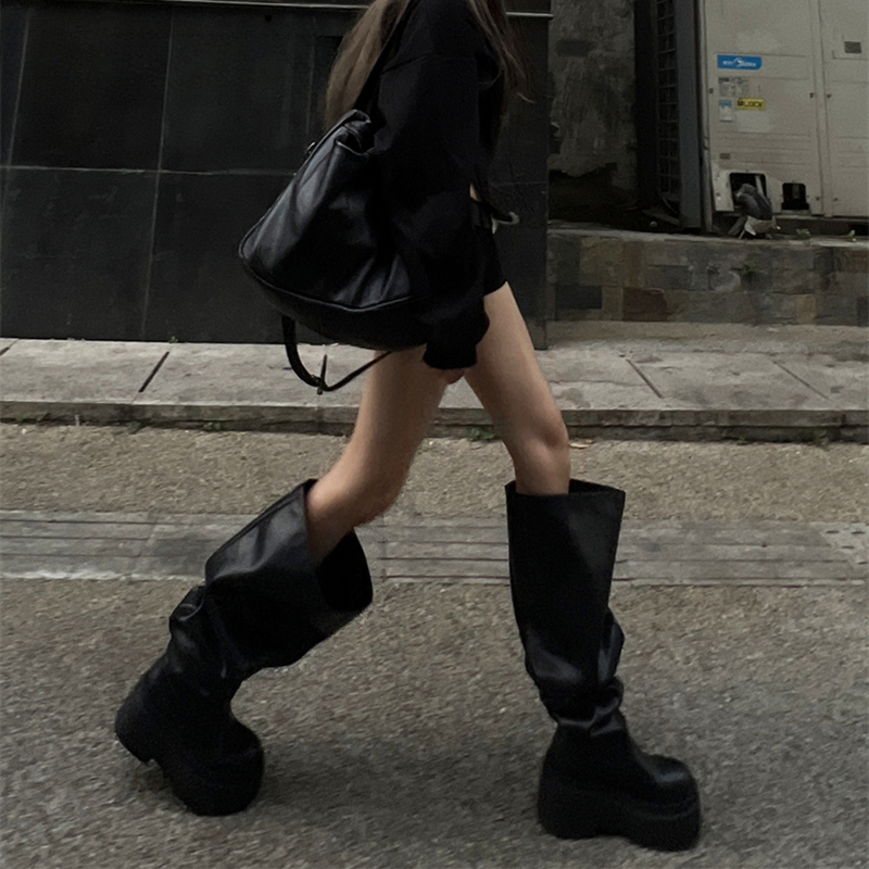 Winter Chunky Women Knee High  - đánh giá và giá Modern Korean Lifestyle
